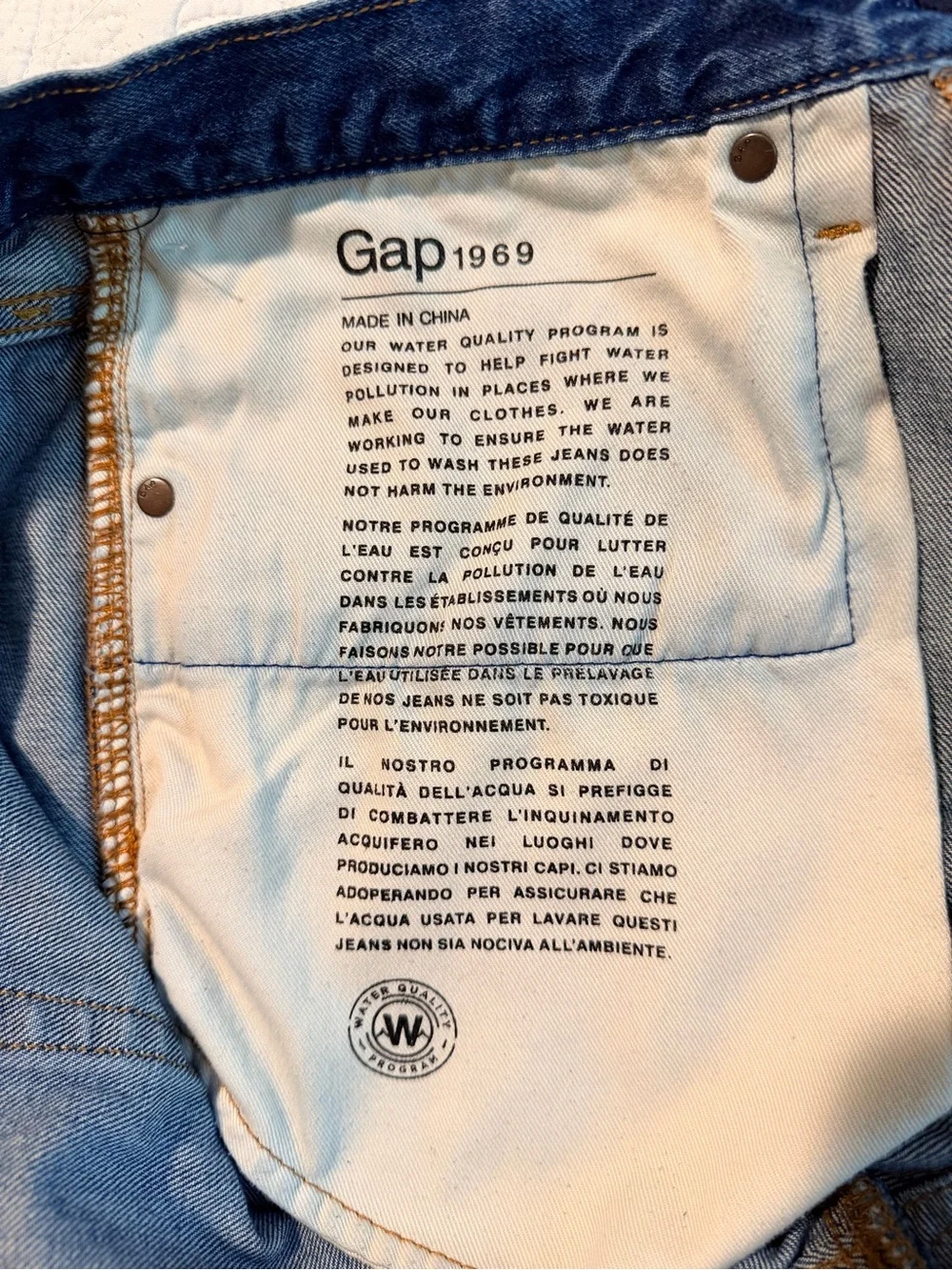 Gap 1969 Slim Fit Jeans | 34x34 | Medium Indigo Wash